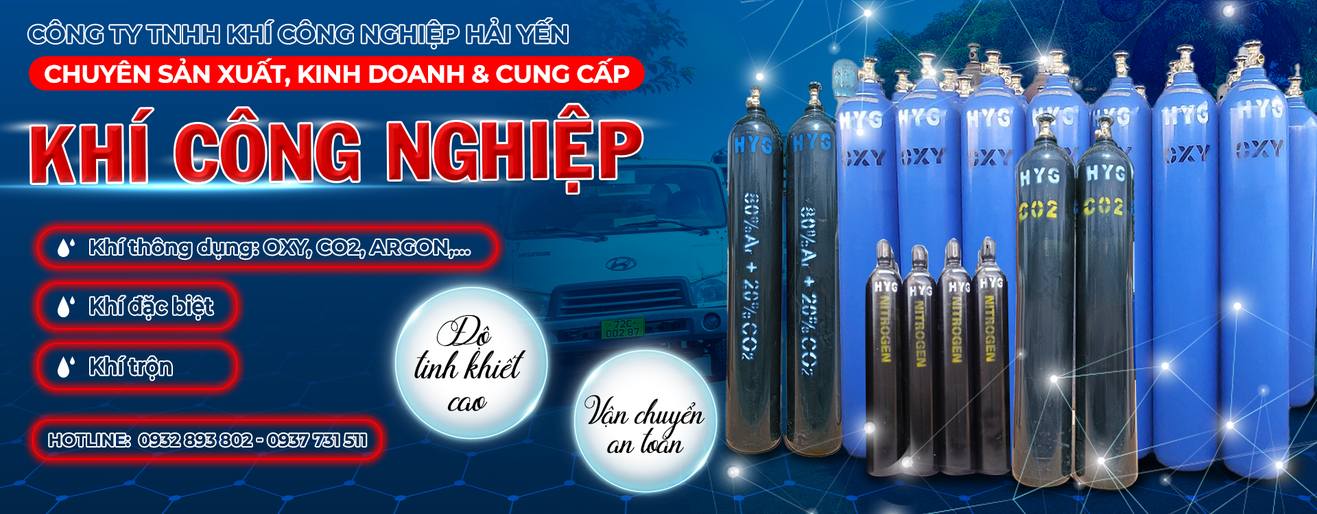 CÔNG TY TNHH KHÍ CÔNG NGHIỆP HẢI YẾN